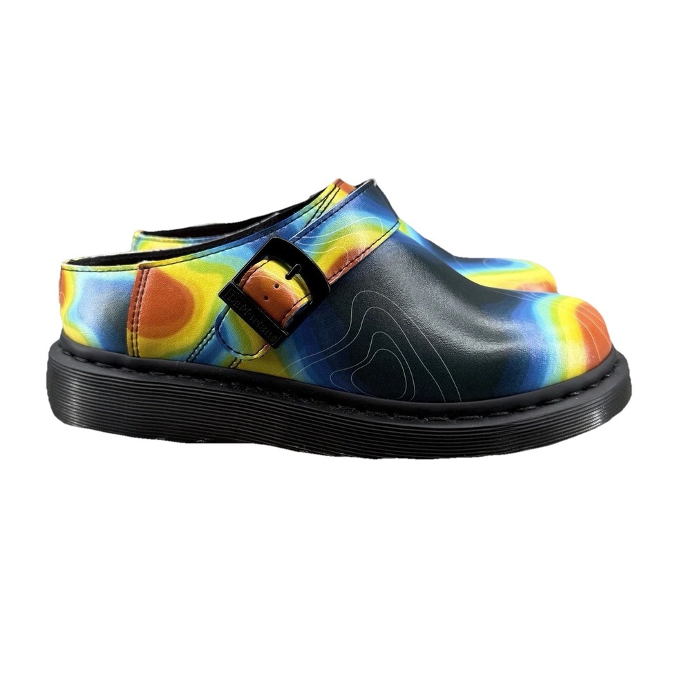 Dr Martens‎ Isham Genix Nappa Reclaimed Thermal Map Slingback Mule Men's Size 7